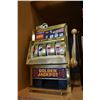 Image 2 : 2 COIN BANKS - 1 BUDWEISER BEER BOTTLE, AND METAL JACKPOT