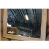 Image 2 : BEVELLED MIRROR W/ METAL AND WOOD FRAME