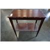Image 1 : VINTAGE MAHOGANY 2 TIER END TABLE