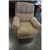 Image 2 : TAN UPHOLSTERED RECLINER