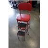 Image 2 : RED STEP STOOL CHAIR