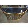 Image 2 : METAL MARBLE TOP HALL TABLE