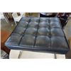 Image 2 : ANTIQUE METAL AND LEATHER OTTOMAN