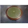 Image 2 : ROUND DUNCAN PHYFE 2 DRAWER LEATHER TOP PARLOUR TABLE