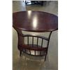 Image 2 : SMALL BROWN WOODEN MAGAZINE/SIDE TABLE