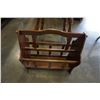 Image 2 : VINTAGE MAPLE CHAIR AND MAGAZINE RACK
