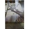 Image 2 : LOT OF 2 7FT TREE AND WATER SCENE ON CANVAS AND WATERFULL SCENE PRINT