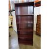 Image 1 : 6FT MAHOGANY BOOKSHELF