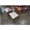 Image 8 : MCM STANLEY FURNITURE SOLID WALNUT DINING TABLE W/ JACKKNIFE LEAF, 2 EXTENTIONS, AND 6 LEATHER SEAT 