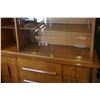 Image 2 : MCM VINTAGE STANLEY FURNITURE DISPLAY CABINET W/ GLASS DOORS - SOLID WALNUT