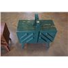 Image 2 : DOVETAIL SEWING BOX AND GREEN SEWING BOX