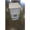 Image 1 : WHITE 3 DRAWER GRACIOUS LIVING STORAGE SYSTEM WITH WHEELS