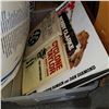 Image 2 : CLEAR TOTE OF VINTAGE HARDCOVER AND SOFTCOVER HOCKEY BOOKS