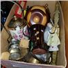 Image 2 : BOX OF VINTAGE CHINA, COLLECTIBLES, SALT AND PEPPERS, AND OCCUPIED CHINA FIGURES