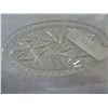 Image 3 : ASSORTED PINWHEEL CRYSTAL SERVING PIECES AND CANDLE HOLDERS