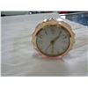 Image 2 : VINTAGE 4 PIECE VANITY SET AND VINTAGE GERMAN VANITY CLOCK