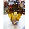 Image 3 : POLISH HAND BLOWN GLASS VASE AND BOWL