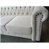 Image 2 : NEW BEIGE FABRIC TUFTED SOFA - RETAIL $1049
