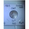 Image 1 : 1865 Indian Head Cent Nice Early US Coin