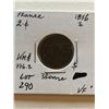 Image 1 : Rare 1856 France 2 Cent in Very Fine Grade