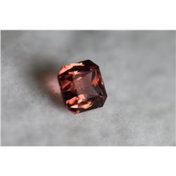 Natural Padparadscha Color Tourmaline 3.485 Ct - FL