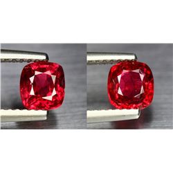 Natural Burma Red Spinel Pair 1.76 Cts - Untraeted