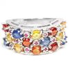 Image 1 : Natural  MULTI COLOR SAPPHIRE & RUBY Ring