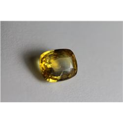 Natural Greenish Yellow Sapphire 4.60 Carats