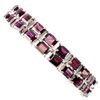 Image 1 : Natural Pink Raspberry Rhodolite Garnet 172 Ct Bracelet