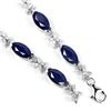 Image 3 : Natural Marquise Blue Sapphire Bracelet