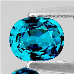 Natural Top  Electric Blue Zircon 4.27 Ct - Flawless