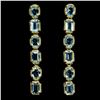 Image 1 : Natural 7x5 mm Topaz 49.98 Cts Earrings