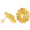 Image 2 : NATURAL AAA ORANGISH YELLOW CITRINE Earrings