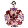 Image 1 : Natural RUBY AMETHYST RHODOLITE GARNET Pendant