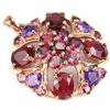 Image 2 : Natural RUBY AMETHYST RHODOLITE GARNET Pendant