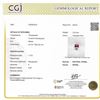Image 2 : Natural Padparadscha Mahenge Spinel 3.24 Ct  Certified