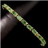 Image 2 : Natural Rich Green Emerald 61.35 Ct Bracelet