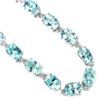 Image 2 : Natural AAA SKY BLUE TOPAZ 8X6 MM. Bracelet