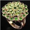 Image 2 : NATURAL GREEN CHROME & GREEN PERIDOT Ring