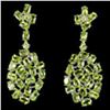 Image 1 : NATURAL AAA APPLE GREEN PERIDOT Earrings