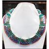 Image 1 : Tibet Hand Made Turquoise, Coral, Lapis Lazuli Necklace