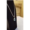 Image 3 : DAZZLING 3.5 CT SKY BLUE TOPAZ PENDANT