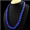 Image 1 : STUNNING NATURAL BLUE LAPIS LUZULI NECKLACE