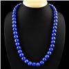 Image 2 : STUNNING NATURAL BLUE LAPIS LUZULI NECKLACE