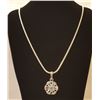 Image 1 : SPARKLING SKY BLUE TOPAZ PENDANT.