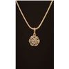 Image 2 : SPARKLING SKY BLUE TOPAZ PENDANT.