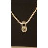 Image 2 : PRETTY 3.25 CT GREEN AMETHYST PENDANT
