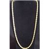 Image 1 : AWESOME 14 Kt. GOLD PLATED ROPE CHAIN.