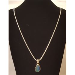 Beautiful Australian Fire Opal Pendant