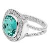 Image 2 : GORGEOUS 4.5 CT PARAIBA TOURMALINE RING